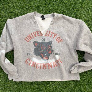 University of Cincinnati Bearcats Cropped Sweatshirt